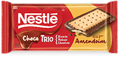 Chocolate Nestlé Choco Trio sabor Amendoin