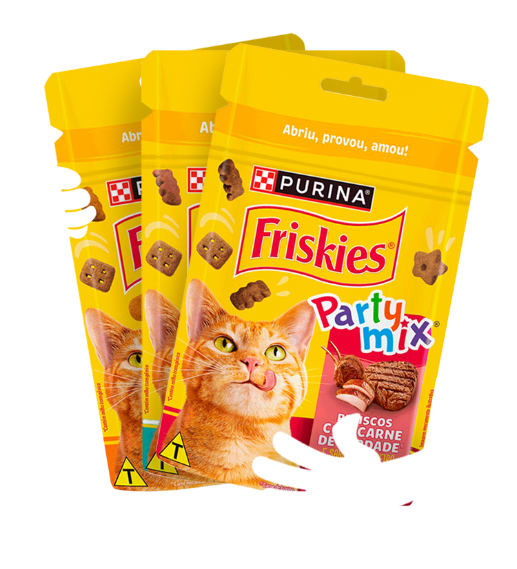 É hora da festa com Friskies®