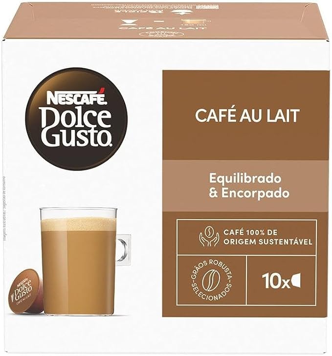Dolce Gusto Nescafé Café Au Lait 10 Cápsulas