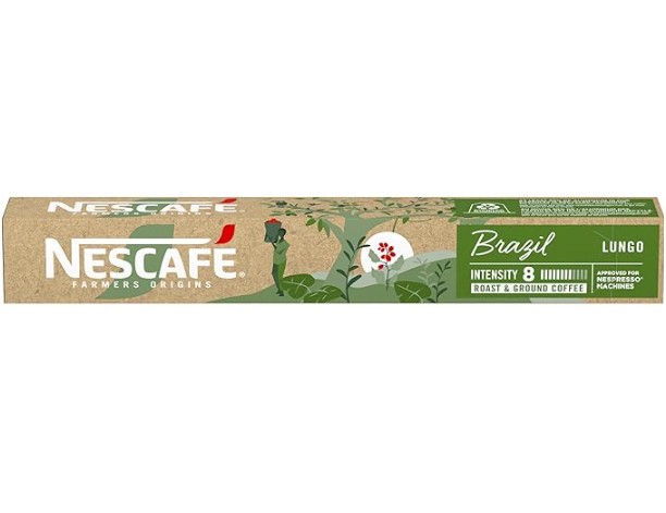 Nespresso Nescafé Farmers Origins Brazil 10 Cápsulas