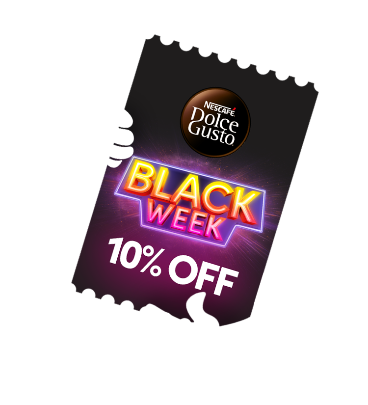 BLACK WEEK Nescafé® Dolce Gusto 10% OFF