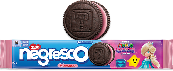 Negresco sabor morango